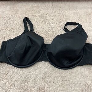 Cacique 46DD black underwire smooth bra